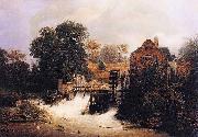 Andreas Achenbach, Material and Dimensions